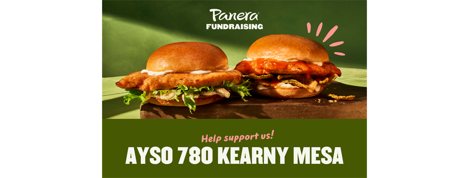 Panera Fundraiser on 3/20!